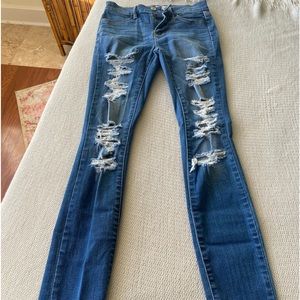 Pacsun distressed skinny jeans